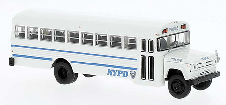1960s-1970s Dodge S 600 Bus - Assembled -- New York Police Department (white, blue)