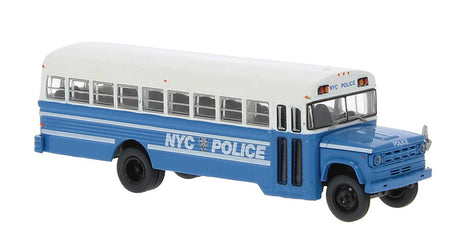 1960s-1970s Dodge S 600 Bus - Assembled -- New York City Police NYPD (blue, white)