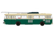 1962 Skoda Tr9 Obus Trolley Bus - Assembled -- Eberswalde, Germany (green, beige, German Lettering)
