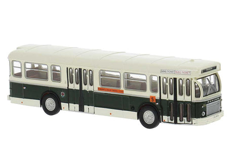 1965-1989 Saviem SC 10 Bus - Assembled -- Nizza, France (ivory, black, French Lettering)
