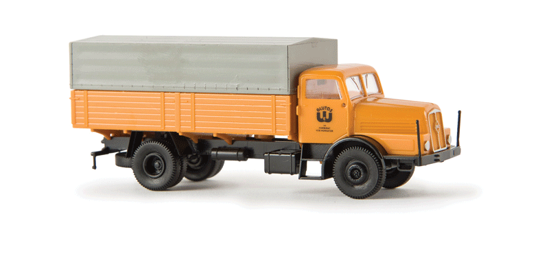 1951-1959 IFA H6 Low-Side Delivery Truck - Assembled -- Glutos (German Lettering)-1