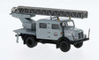 1960s IFA S 4000-1 Crew Cab Service Truck w/Ladder - Assembled -- Fire Department (red, black)