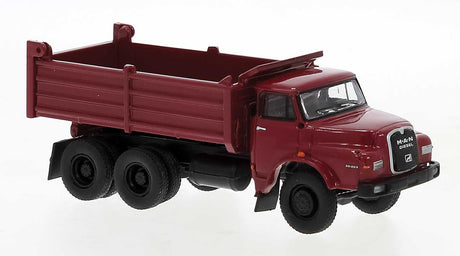 1972 MAN 26.280 DHAK Dump Truck - Assembled -- Red, Black