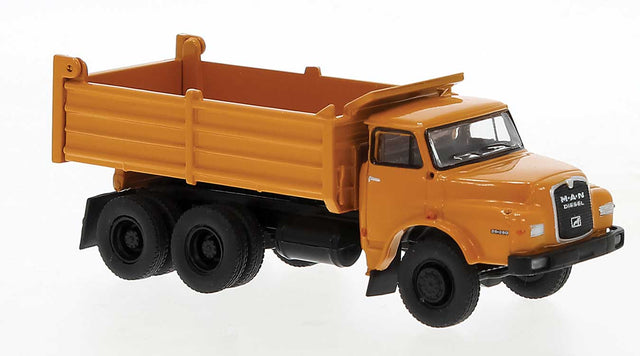 1972 MAN 26.280 DHAK Dump Truck - Assembled -- Orange, Black