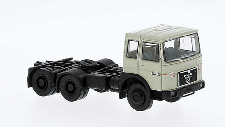 Roman Diesel 3-Axle Tractor Only - Assembled -- German Federal Railroad DB (gray, black, German Lettering)