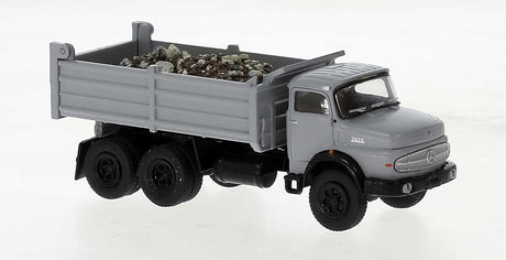 1970s Mercedes-Benz LAK 2624 Dump Truck w/Load - Assembled -- Gray