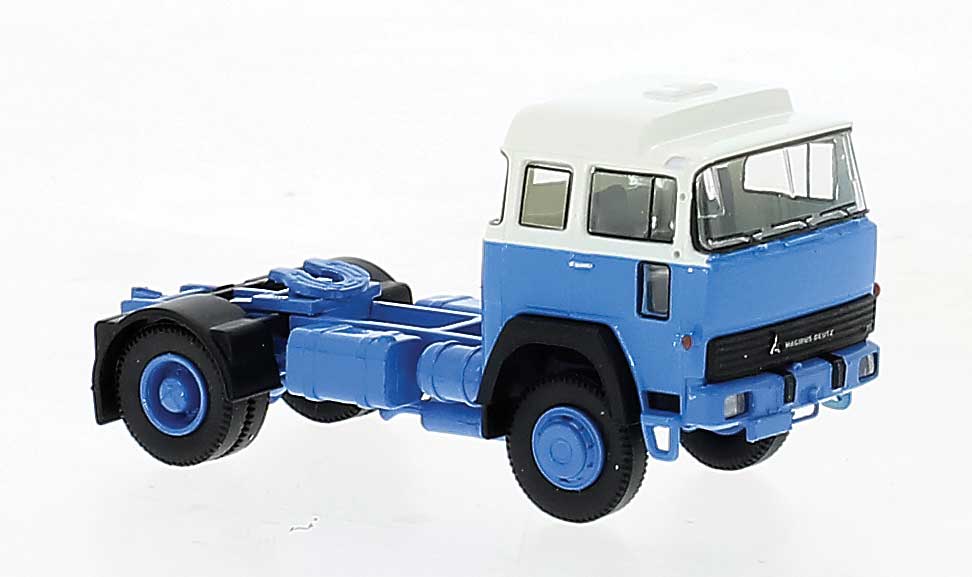 1974 Magirus 310 D SZM Tractor Only - Assembled -- Blue, White