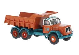 Jupiter Dump Truck - Assembled -- Lommerts (orange, blue, German Lettering)