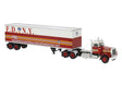 1973 Peterbilt 359 Day-Cab Tractor - Assembled -- New York Fire Department FDNY (red, white, yellow, Hazmat)