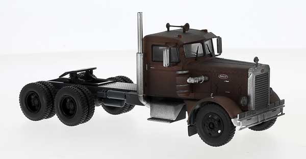 1955 Peterbilt 281 Semi Tractor Only - Assembled -- Brown