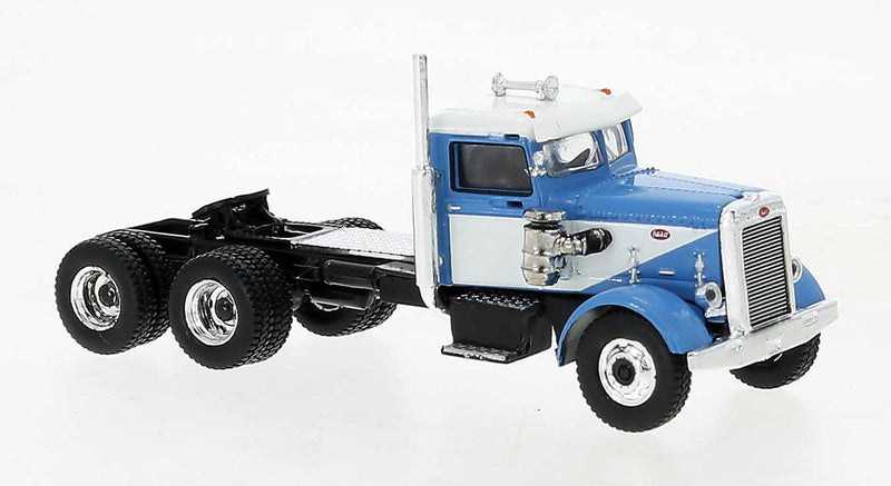 1955 Peterbilt 281 Semi Tractor Only - Assembled -- Blue, White