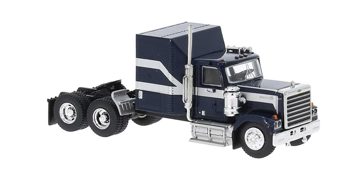 1980 GMC General Sleeper-Cab Tractor - Assembled -- Black, White