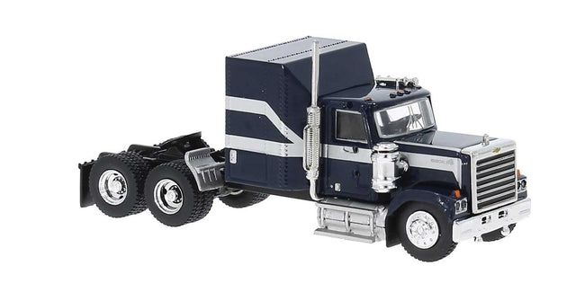 1980 GMC General Sleeper-Cab Tractor - Assembled -- Black, White