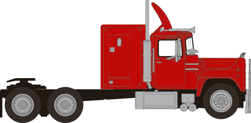 1970 Mack RS 700 Sleeper-Cab Semi Tractor Only - Assembled -- Red