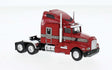 1984 Kenworth T600 Sleeper-Cab Tractor Only - Assembled -- Red, Brown