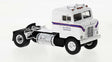 1950 Kenworth Bullnose Tractor Only - Assembled -- Ross Mackie Transport (white, blue)