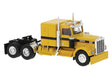 Kenworth W900 Semi Tractor w/Sleeper Cab - Assembled -- CAT (yellow, black)