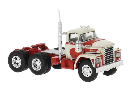 1960-1976 Dodge LCF Semi Tractor Only - Assembled -- Red, White