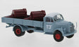 1951 Borgward B 4500 Low-Side Truck w/Load - Assembled -- #13 (blue-gray, red)