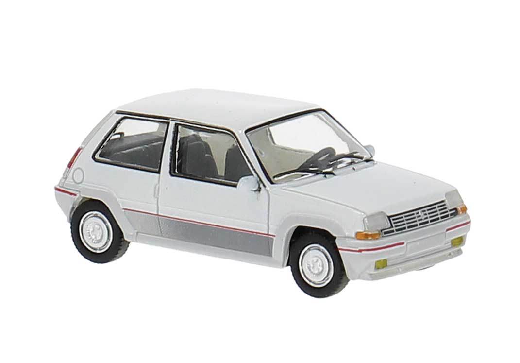 Renault 5 GT Turbo - Assembled -- White, Gray