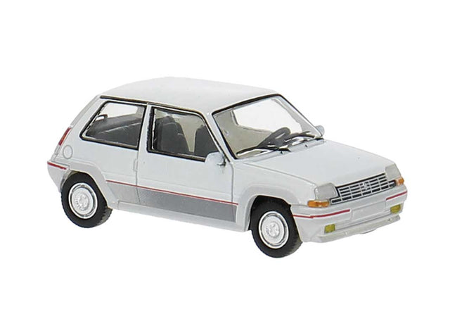 Renault 5 GT Turbo - Assembled -- White, Gray