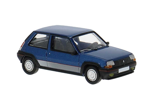 Renault 5 GT Turbo - Assembled -- Blue, Gray