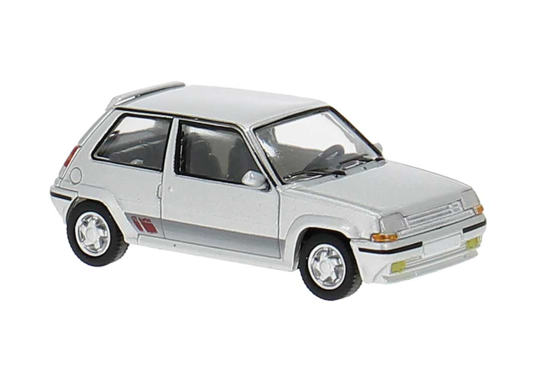 Renault 5 GT Turbo - Assembled -- Silver, Gray