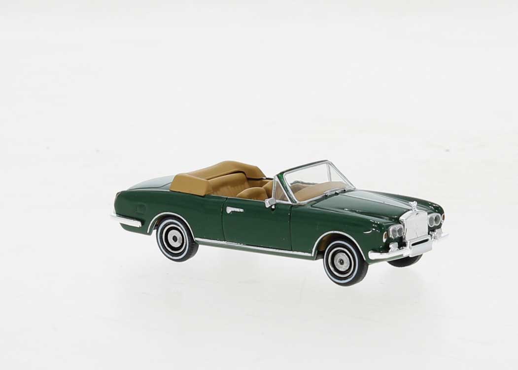 1971 Rolls Royce Corniche Convertible - Assembled -- Top Down (green)