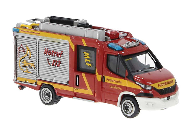 Iveco Magirus Daily MLF - Assembled -- Leonberg, Germany (red, white, yellow, German Lettering)