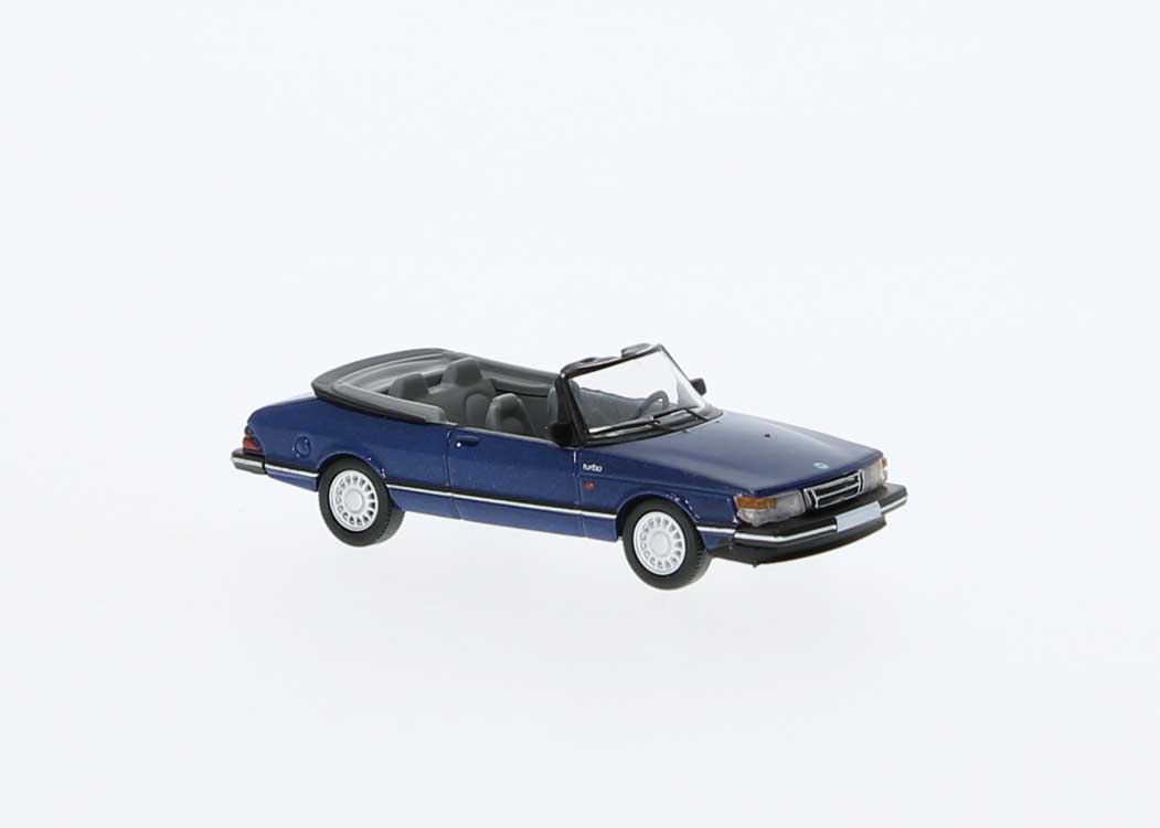 1986 Saab 900 Convertible - Assembled -- Blue