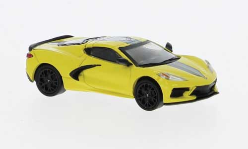 2020 Chevrolet Corvette (C8) Stingray - Assembled -- Yellow, Black