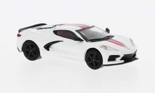 2020 Chevrolet Corvette (C8) Stingray - Assembled -- White, Red, Black