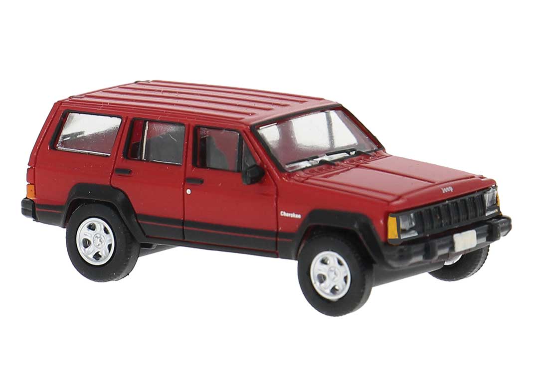 1984 Jeep Cherokee SUV - Assembled -- Red, Black