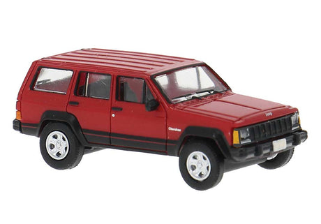 1984 Jeep Cherokee SUV - Assembled -- Red, Black