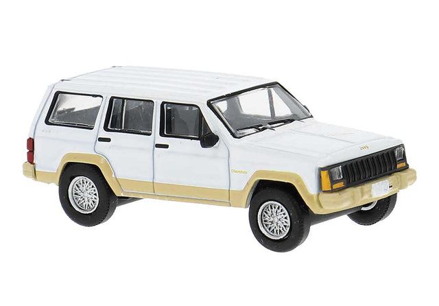 1984 Jeep Cherokee SUV - Assembled -- White, Gold