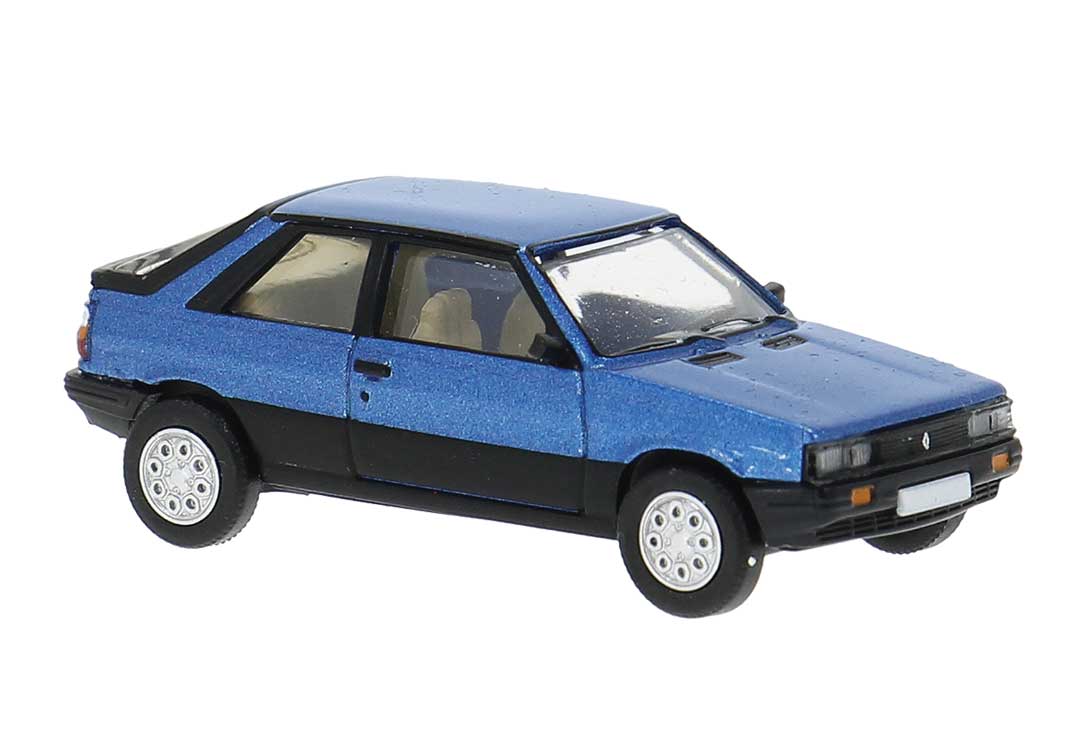 1985 Renault 11 Turbo - Assembled -- Metallic Blue, Black