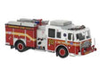 2013 Seagrave Attacker Fire Truck - Assembled -- Fire Department of New York FDNY Brooklyn #252 (red, white, yellow)