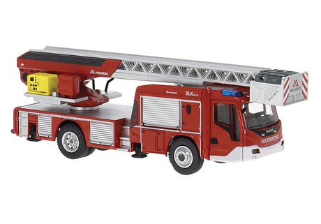 Magirus M32L-AS Fire Ladder Truck - Assembled -- Fire Department (red, white, yellow, German Lettering)