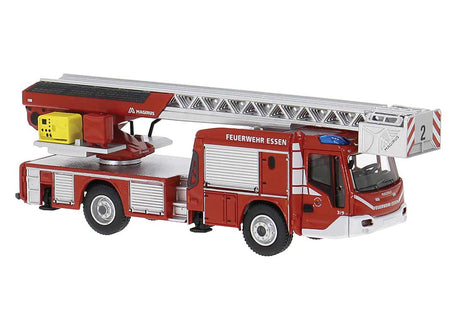 Magirus M32L-AS Fire Ladder Truck - Assembled -- Essen, Germany, Fire Department (Classic Scheme, red, white, German Letterin