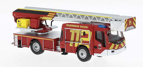 Magirus M32L-AS Fire Ladder Truck - Assembled -- Siegen, Germany, Fire Department (red, white, German Lettering)