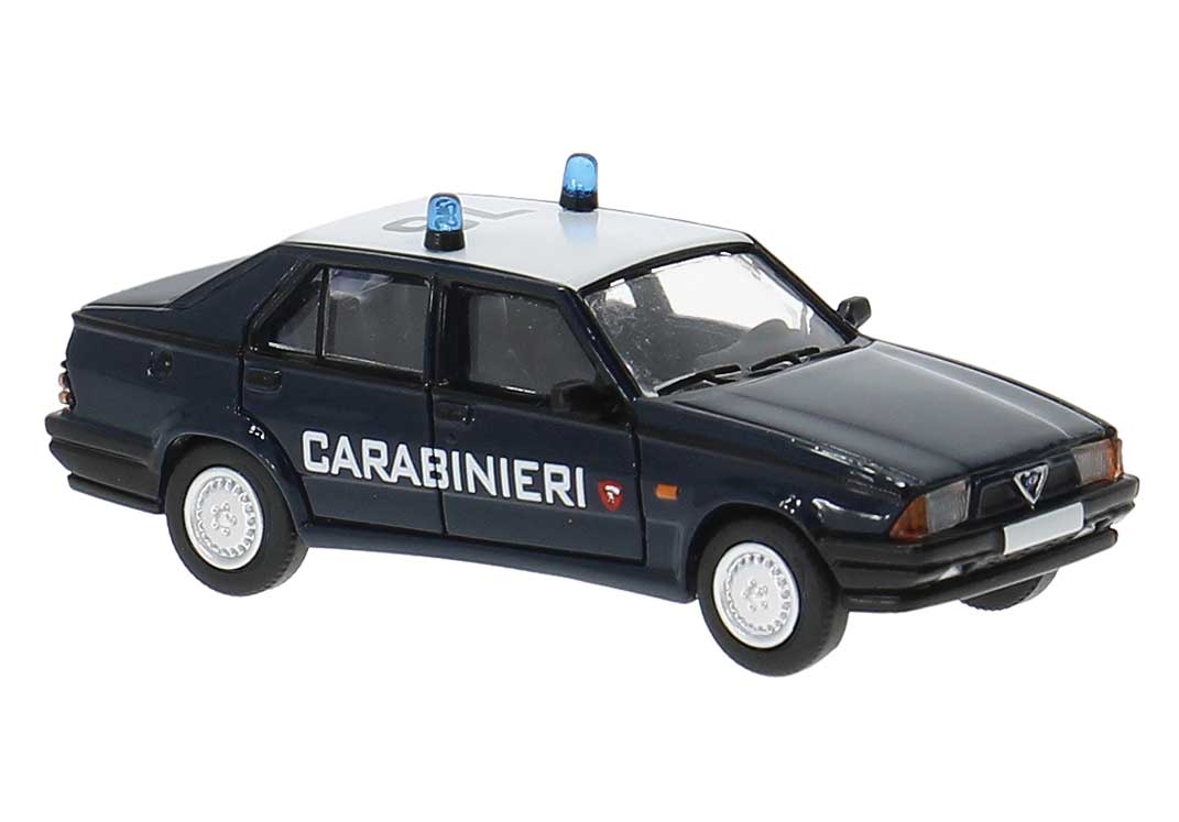 1977 Alfa Romeo Giulietta - Assembled -- Carabineri (black, white, Italian Lettering)