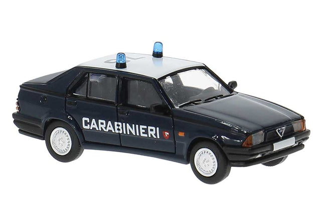 1977 Alfa Romeo Giulietta - Assembled -- Carabineri (black, white, Italian Lettering)