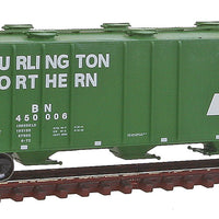 Pullman-Standard PS-2CD 4000 Cubic Foot Covered Hopper - Ready to Run -- Burlington Northern #450006 (Cascade Green, white, Large Logo & Lettering)
