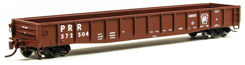 ACF 70-Ton 52' Drop-End Gondola - Ready to Run -- Pennsylvania Railroad #372689 (Tuscan, Plain Keystone)