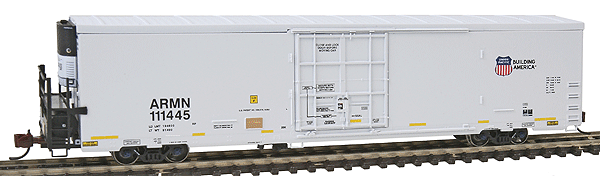 TrinityRail(R) 64' Modern Reefer - Ready to Run -- Union Pacific ARMN #111445 (white, blue)