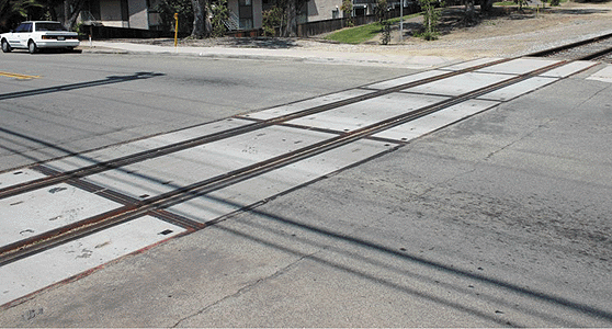 Concrete Grade Crossing -- Plastic