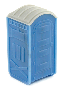 Portable Toilet -- Assembled - pkg(2)