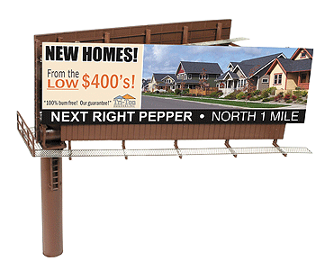 Modern Dual-Sided Billboard
