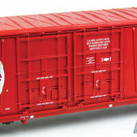 Santa Fe Class BX-166 60' Beer Boxcar - Ready to Run -- Santa Fe #621312 (1974 Scheme, red, white, Super Shock Control & Large Logo)