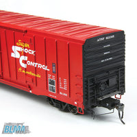 Santa Fe Class BX-166 60' Beer Boxcar - Ready to Run -- Santa Fe #621429 (1974 Scheme, red, white, Super Shock Control & Large Logo)